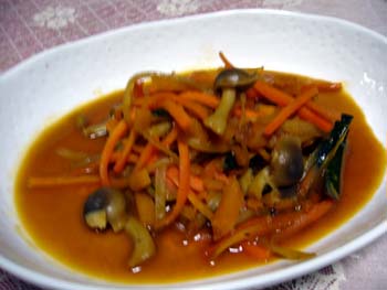 端っこ野菜の金平