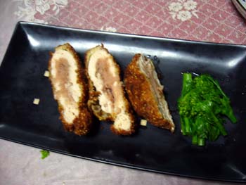 鶏の明太子かつ