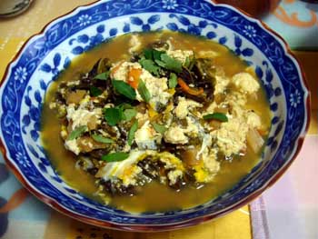 キャベツ入り炒り豆腐