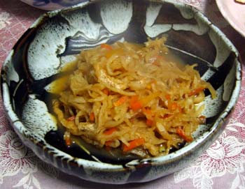 牛肉と牛蒡のしぐれ煮