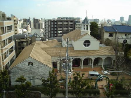 遊歩道から見える景色