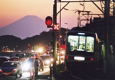 江ノ電富士山-01
