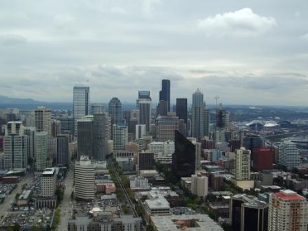 10 Downtown Seattle from Space Needle