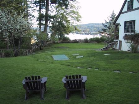 Chairs Behind Cottage