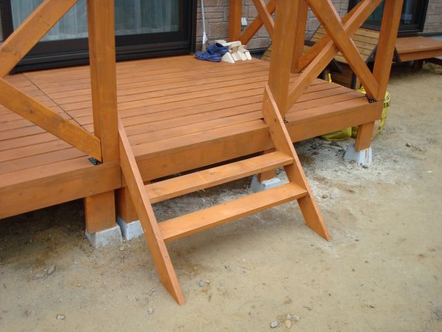 ウッドデッキ完成型2