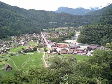 白川郷　荻町展望台