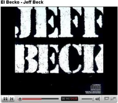 ジェフ・ベックの「エル・ベッコ」です。１９８０年に発表された「ゼア・アンド・バック」の中に入っています。