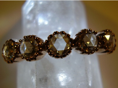 5石ローズカットリング-1