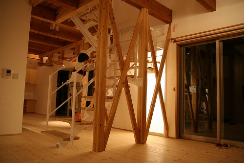 リビング側から