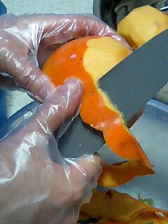 柿剥き