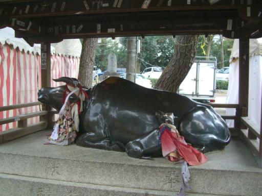 北野天満宮なで牛