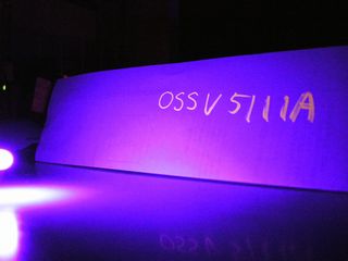 OSSV5111A 乳白色キャップ付きで点灯 蛍光ペンの文字を照らす