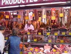 バルセロナの市場