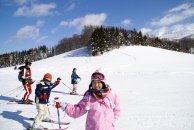 湯殿山でスキー(2)