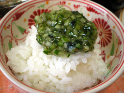 尾花沢のだしっのせご飯