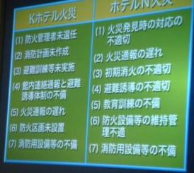 防火・防災管理講習のパワーポイント１