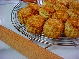 ミニスコーン焼き上がり