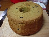 抹茶のシフォン