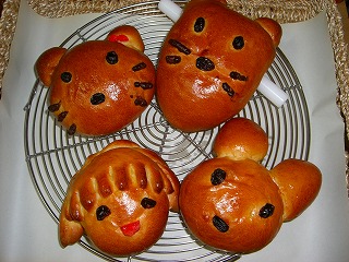 親子パン試し焼き