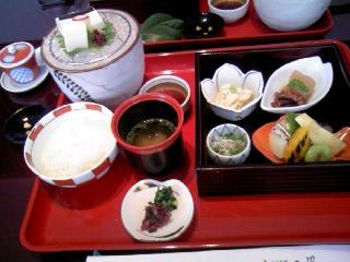 人間ドックのランチ