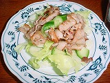 豚肉サラダ