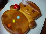 スノーマンケーキ