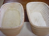 カゴに入れて発酵