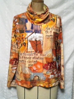 ねじりのカットソー