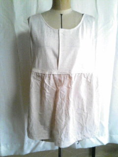 綿麻のチュニック