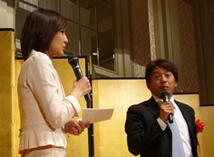 片山右京＆中村アナ