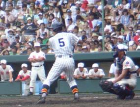 高嶋監督仁王立ち