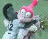 0817試合前花束贈呈