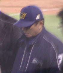 ０５２１試合後仰木さん