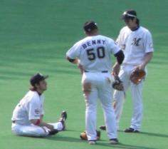 ロッテ外野陣