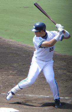 岡田君打撃フォーム