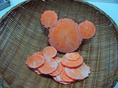 焼けたおせんべ