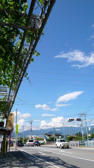 夏らしい天気に