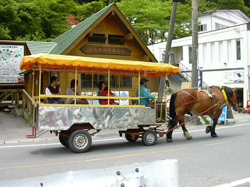 榛名湖名物観光幌馬車