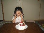 ３歳のお誕生日