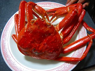 そしてメインは蟹です☆