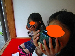 お抹茶大好きな　子供たち・・・