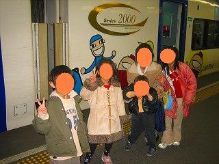 次女念願のラッピング電車です♪