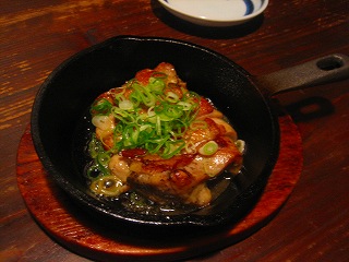 半額になっていたの！　鳥の鉄板焼き