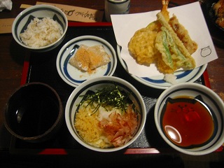 ぶっかけうどん　お子様セット