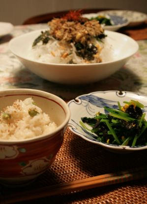 青大豆ご飯