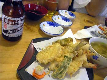 てんぷらの盛り合わせ　ぎおん