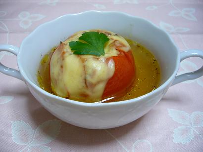 丸ごと焼きトマトスープ