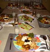 ８日のディナー