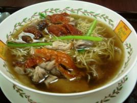 ローストダッグヌードルinスープ