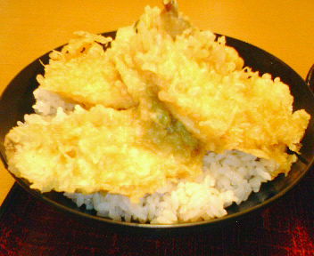 玄そば　小あじ天丼　